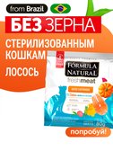 Сухой корм Formula Natural Fresh Meat (для стерилизованных кошек) с лососем, тыквой и куркумой, 80 г