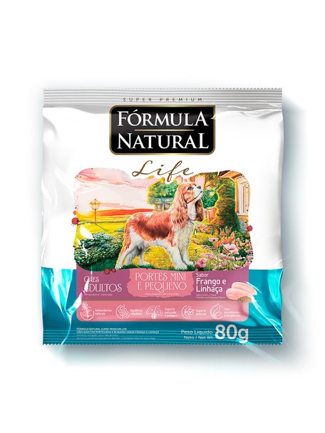Сухой корм Formula Natural Life (для взр. собак мини пород), 80 г